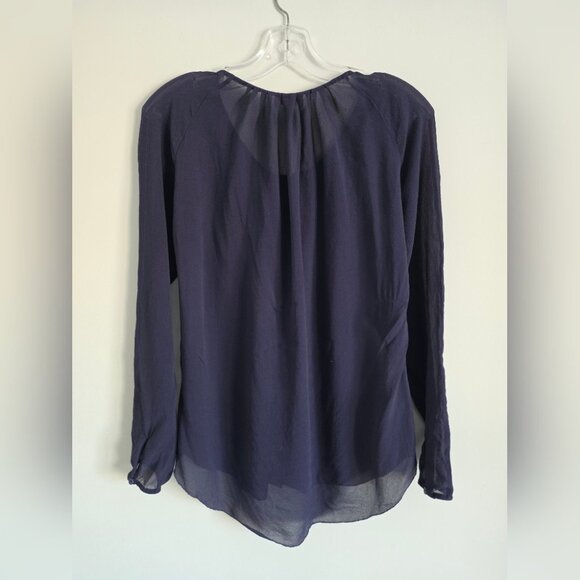 ARITZIA | Wilfred 100% SILK sheer Blouse Purple Sz XS - Picture 2 of 6
